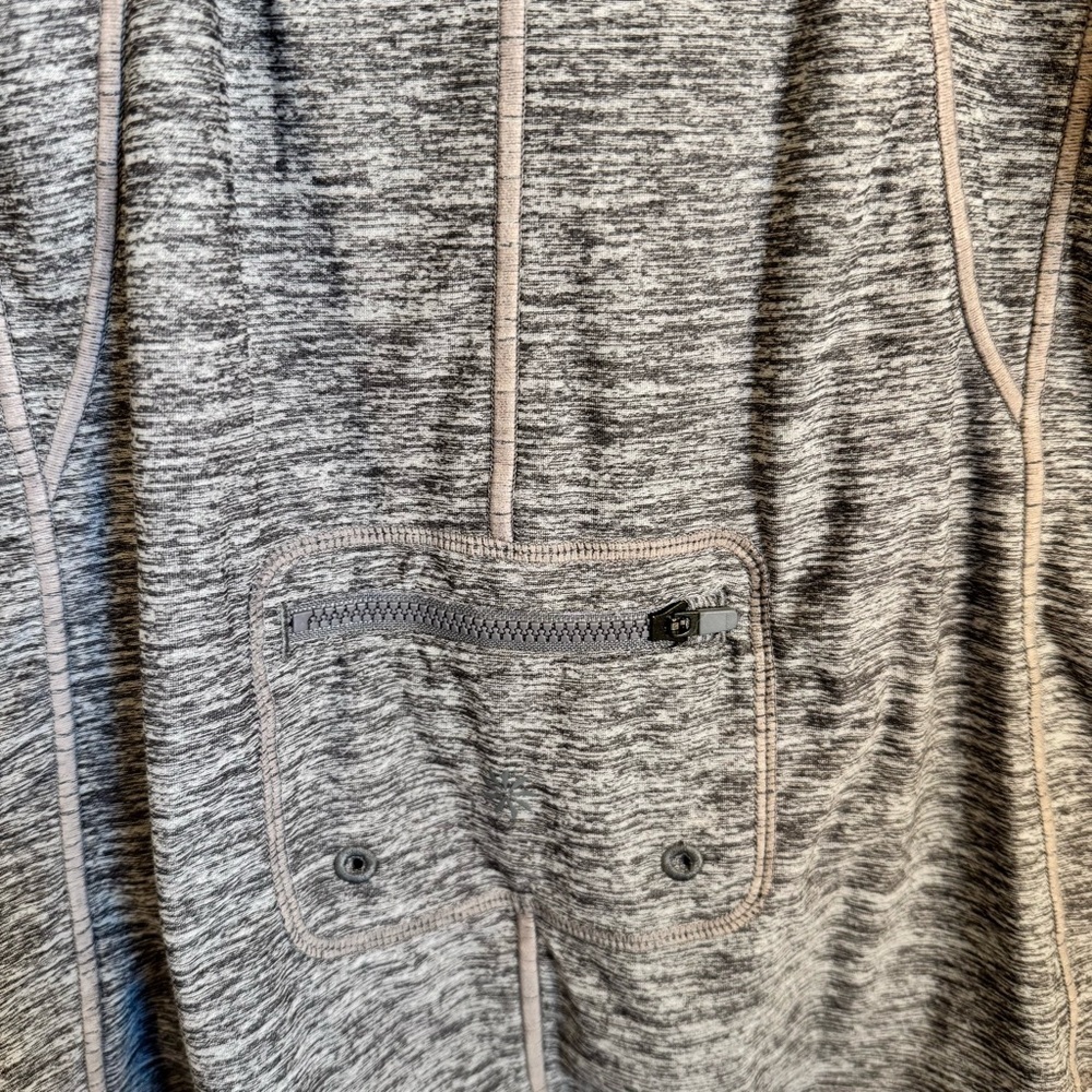 Athleta Pacifica Heather Gray Athletic 1/2 Zip Tank Women’s Size XL - Picture 5 of 10